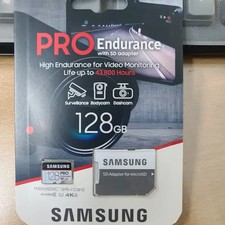 Samsung PRO Endurance 128GB MicroSD Card SD Adapter