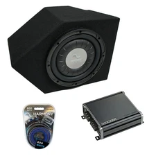 93-02 Pontiac Firebird Coupe Passenger Side 10" Harmony F104 Sub Box & CXA400.1