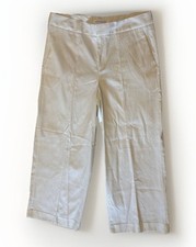 Everlane Womens 8 Ivory White High Rise Drape Pant Wide Leg Dress Pants Slacks 