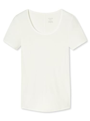 Schiesser Damen Unterhemd 1/2 Arm Gr. 40 L Beige Naturweiß Personal Fit Shirt-image
