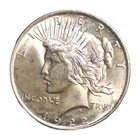 1922 Peace Silver Dollar UNC Beautiful Luster Somewhat Cloudy Surface 90% Silver