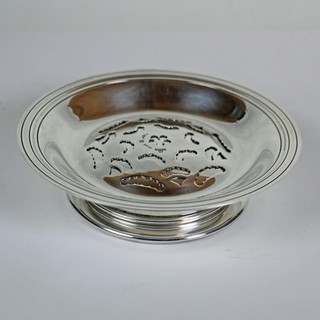 French vintage Gallia Christofle coquillor butter curler / press