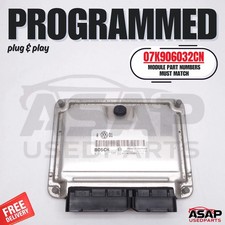 07k906032cn Volkswagen Beetle 2009-2010 2.5l Engine Computer Plug N Go.