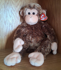 TY Beanie Buddy "BONSAI" The Silky Floppy Monkey