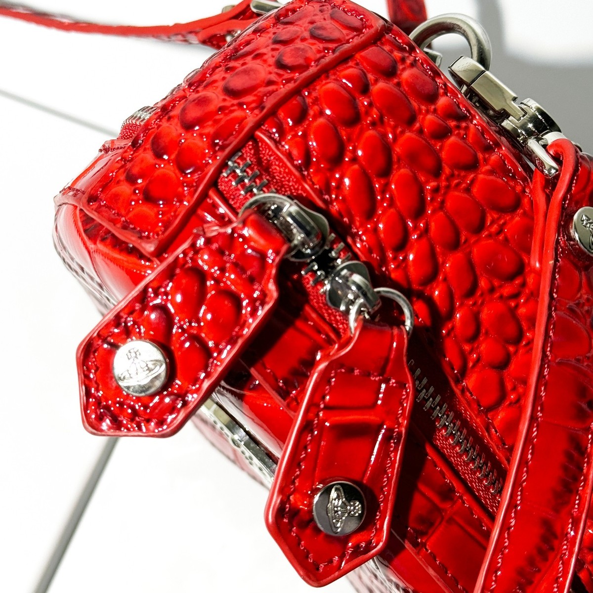美品⭐️vivienne westwood ハート オーブ革パッチ y2k ラメ 美品