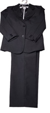 Boys Black 3pc Formal Suit Size 7 Very Good Condition