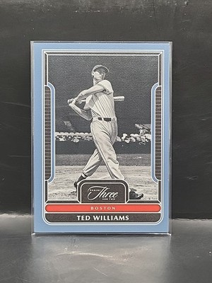 2023 Panini Three and Two Ted Williams HOLO SILVER Sluggers /32 Blue Chrome SOX
