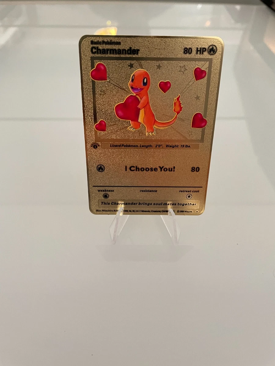 Pokemon Gold Metal Card Pikachu Eevee