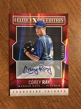 Corey Ray 2014 Elite Extra Franchise Futures Red Auto #31 Royals Texas A&M /699