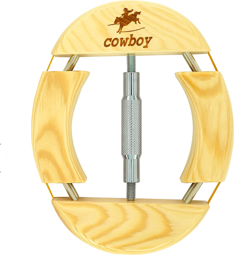 Cowboy silberne Tube 4-Wege Holzmütze Stretcher Einheitsgröße von 7,08 Zoll bis 9,6 Zoll - Bild 12 von 12