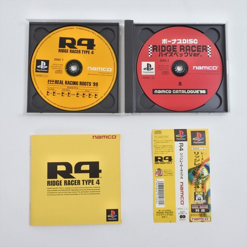 Namco R4 RIDGE RACER TYPE 4 + JOGCON Controller Boxed For Playstation 0981 - Picture 5 of 11