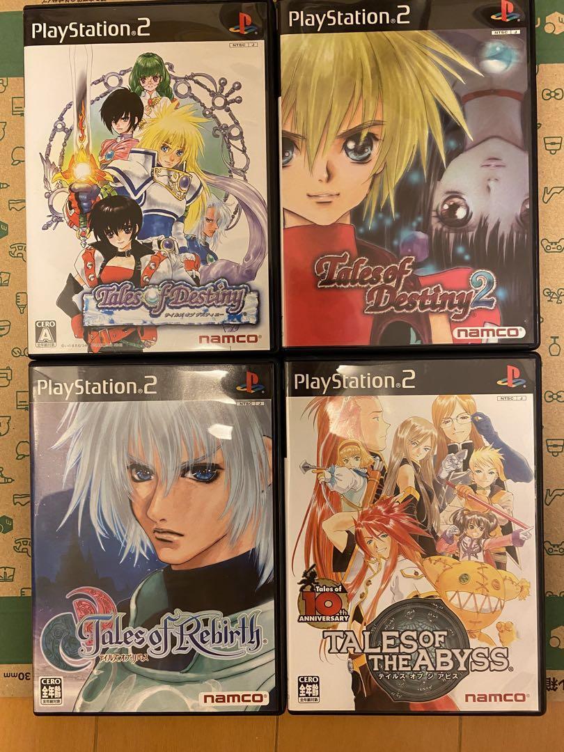 SONY PS2 Tales of the Abyss & Tales of Rebirth Set PlayStation 2