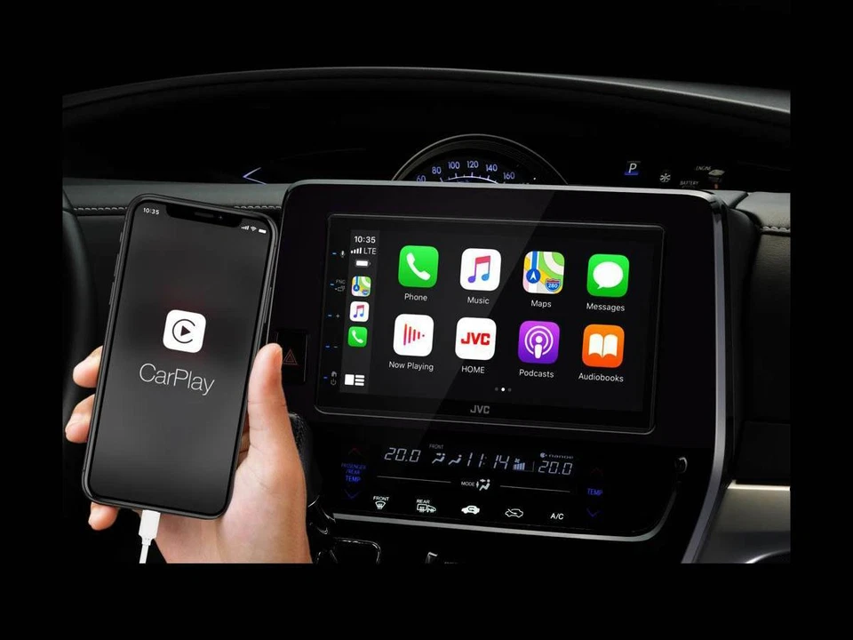 JVC KW-M565DBT DAB+ Carplay Autoradio für Ford Explorer 2005-2010 schwarz - Bild 4 von 4