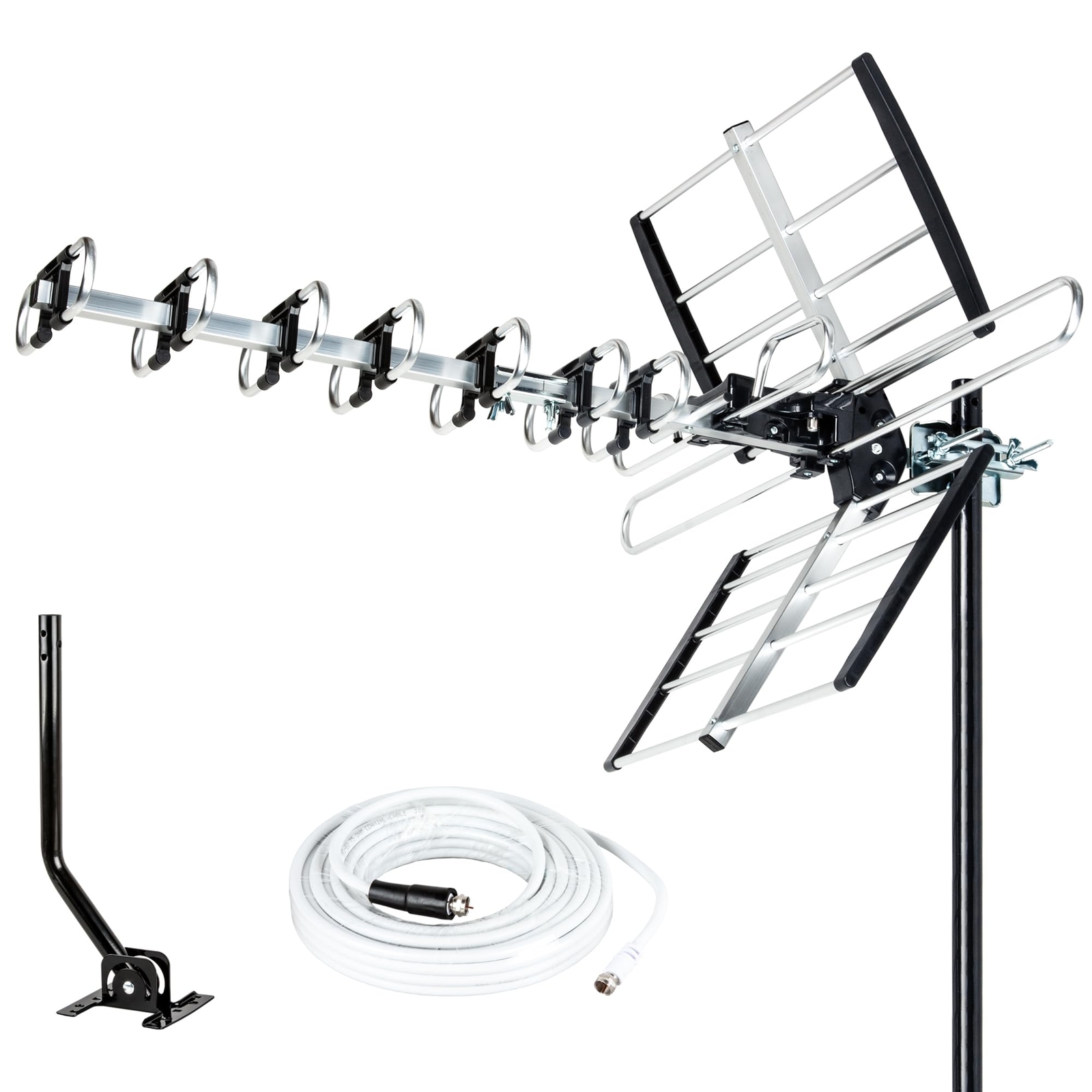 HDTV Antenna Upgraded 2025 Version VHF/UHF 4K 200 Miles Range with Antenna Sp...