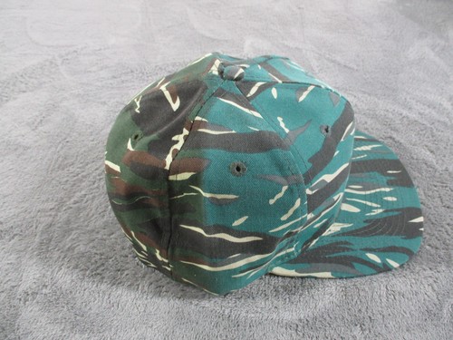 Vintage Otto Cap Camo Hat Green Snapback Adjustable Heavy Fade Blank NWOT - Picture 2 of 9