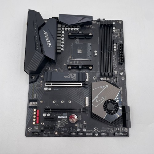 GIGABYTE X570 AORUS Elite Wi-Fi AMD AM4 DDR4 Wi-Fi Motherboard - Bild 2 von 6