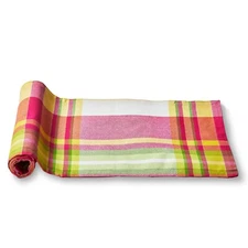 TAG Table Runner, Lemoncello Plaid (G19904)