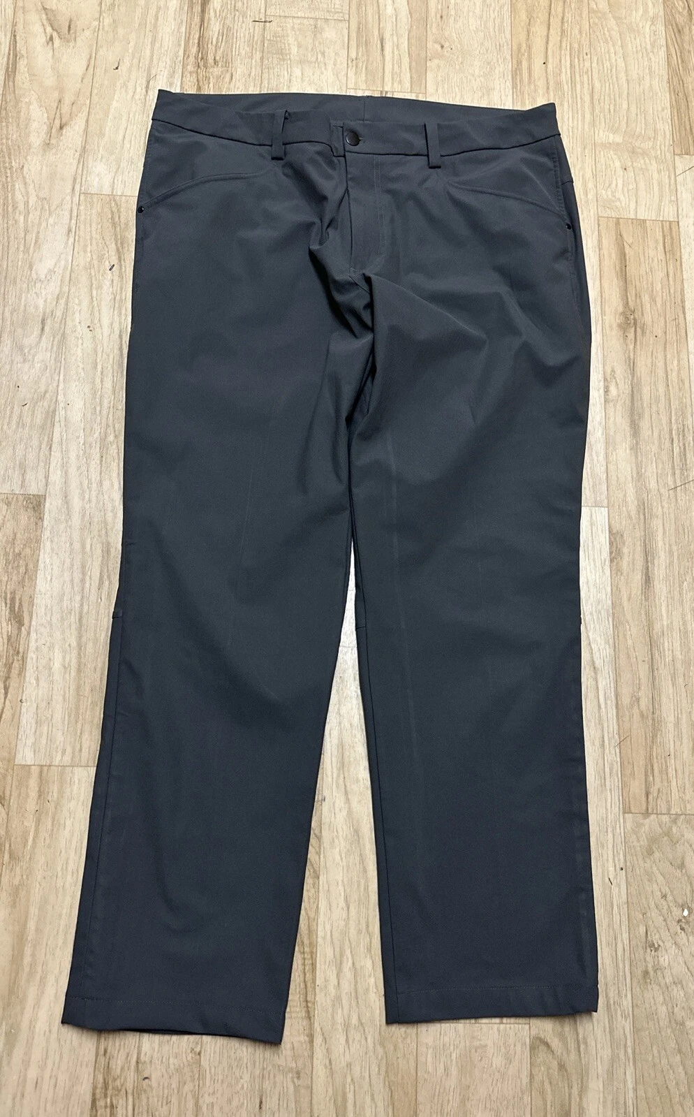 Lululemon Men’s Gray ABC Pants Classic Straight Warpstreme Sz 40
