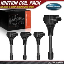 4pcs Ignition Coils for Nissan Altima 07-18 Frontier Rogue Sentra 2.0L 2.4L 2.5L