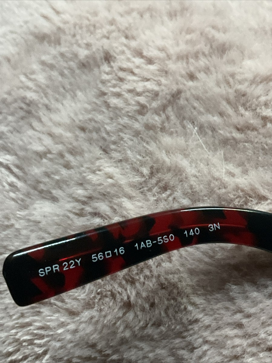 prada sunglasses SPR 22Y 56 16 1AB-550 140 3N and Case | eBay