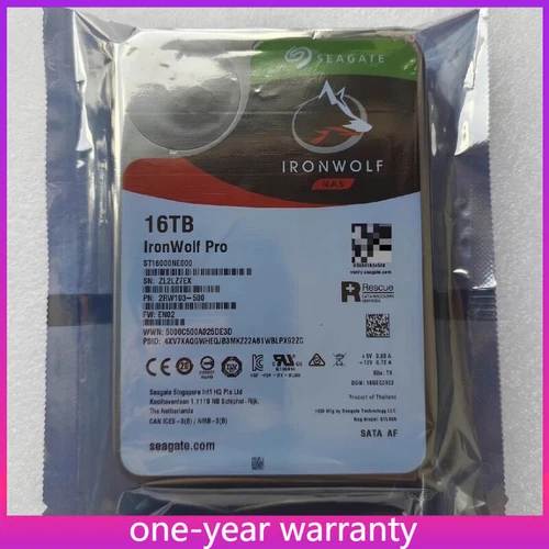 ST16000NE000 NEW Seagate IronWolf Pro 16TB 7200rpm 3.5" SATA-III NAS Hard Drive