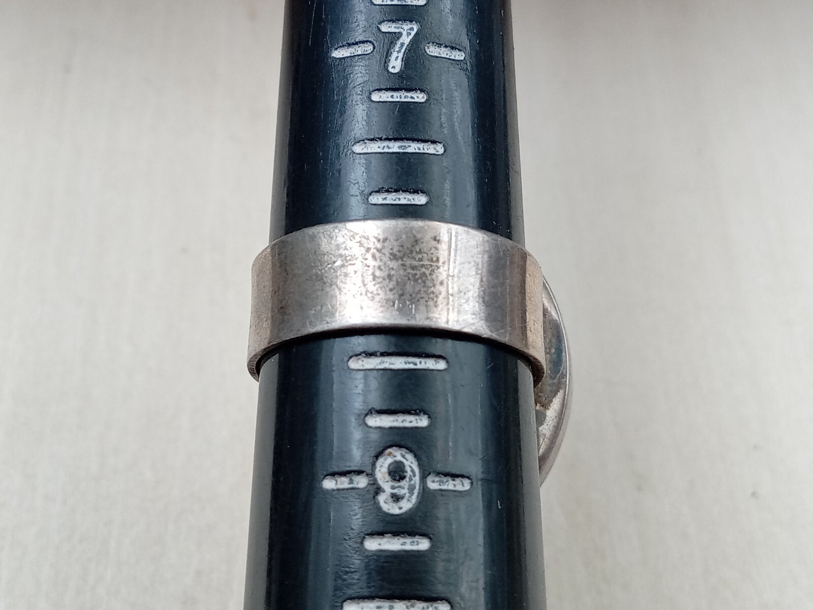 Amazing Sterling Silver Ring w. Custom Teardrop S… - image 7