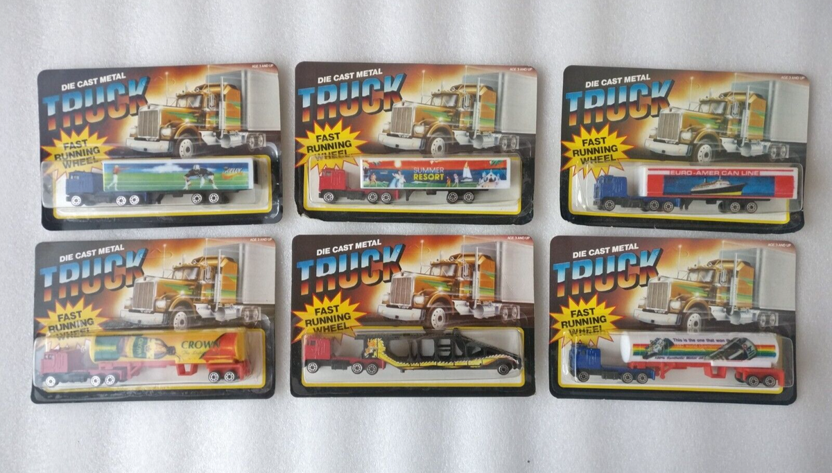 Majorette Lot x6 Camion de transport 1980