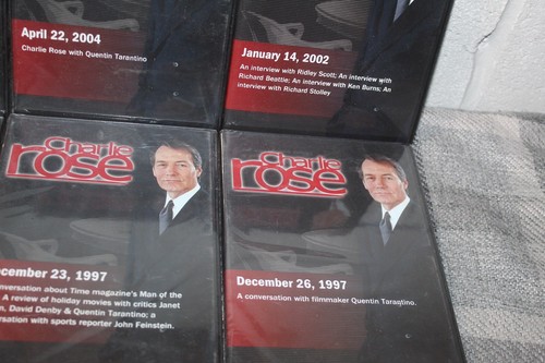Charlie Rose Movie Interview DVD Job Lot Bundle - OD1 - Foto 4 di 5