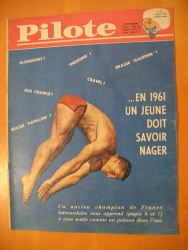 Pilote N° 89 du 6/07/1961- La natation. Pilotorama: Les grands fonds sous-marins - Picture 1 of 3