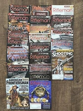 American Rifleman Lot of 21 Monthly Issues 2014-2015 Plus 2 More Firearm Mags  