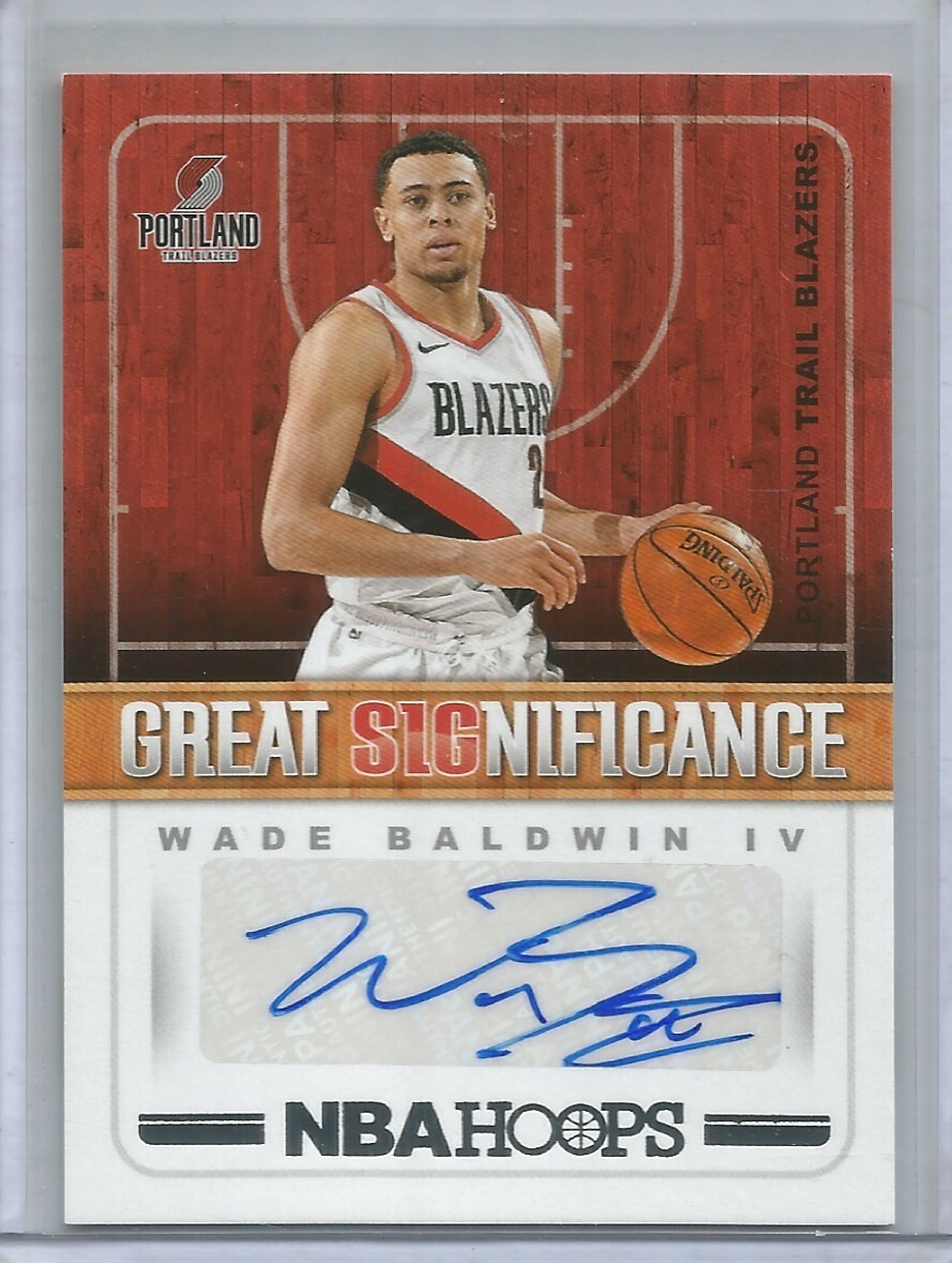Wade Baldwin IV 18/19 Panini NBA Hoops Great Significance 