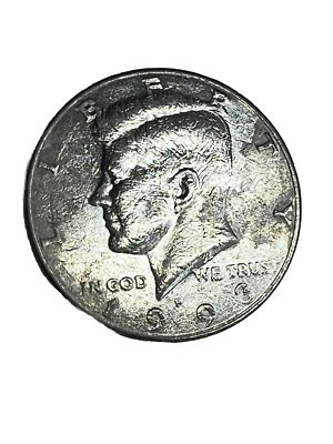 1993 P kennedy half dollar no Mint Mark With Errors Obverse -Rev