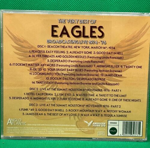 Eagles Radio Waves 3 CD Set - Picture 3 of 8