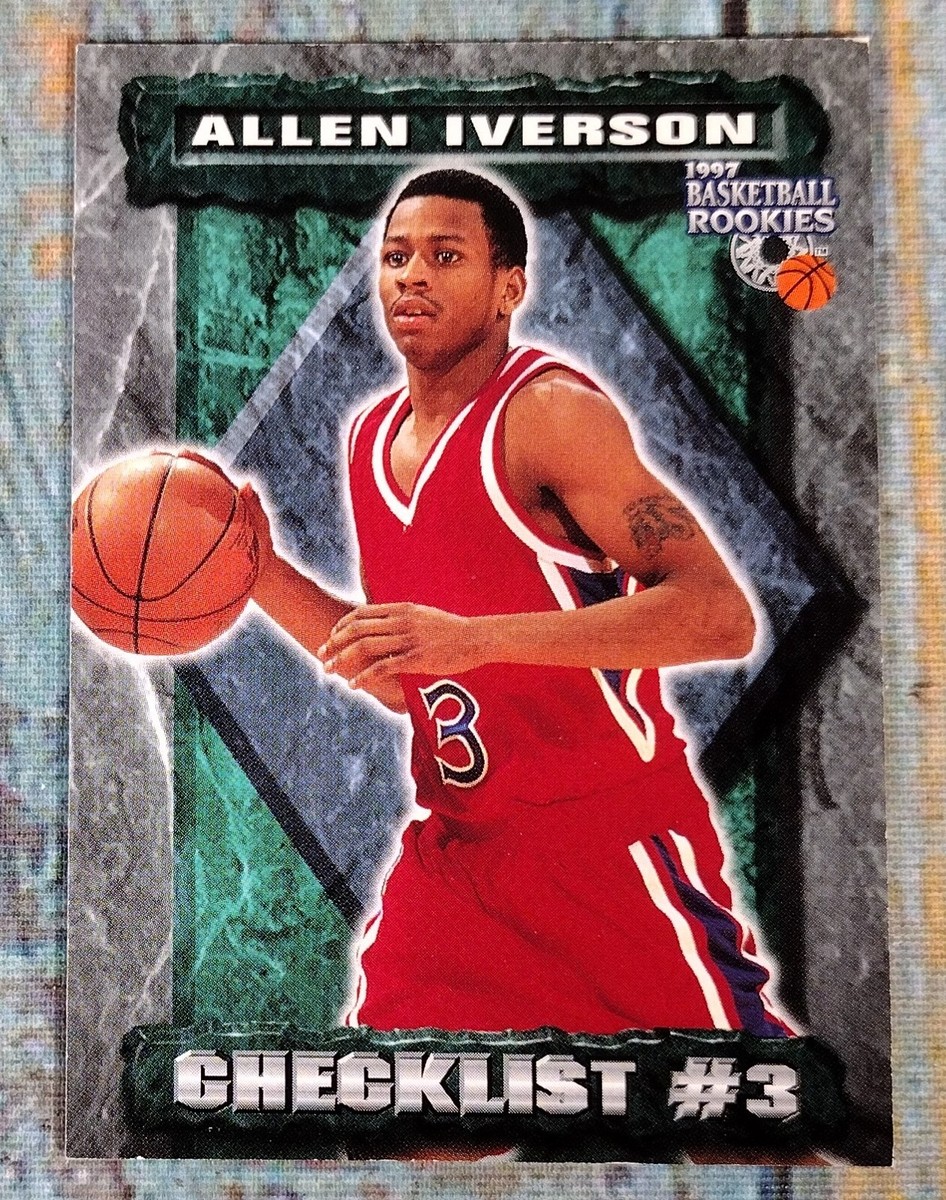Allen Iverson 1997 Score Board Checklist #3 '96-'97 All- Rookie