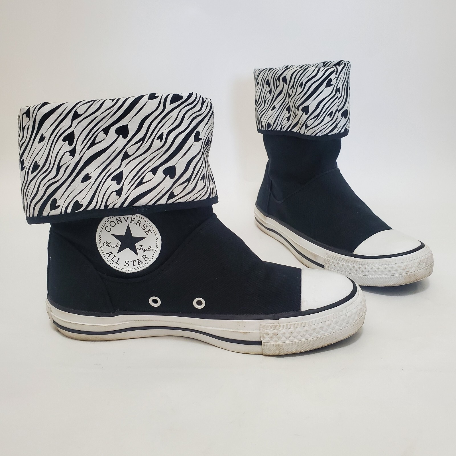 Converse Chuck Taylor All Star High Top Roll Down Sneaker Shoes