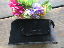 VTG TOM FORD SUNGLASSES EYEGLASSES OPTICAL SOFT BLACK CASE