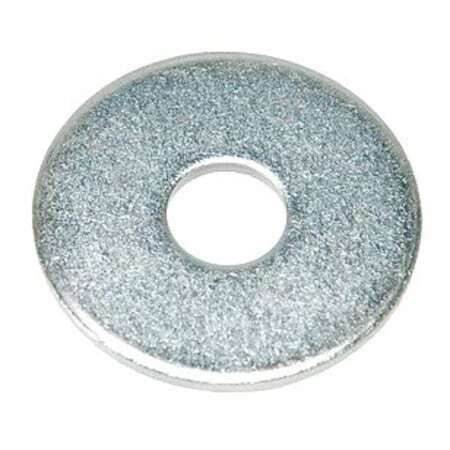 Zoro Select Z0631 Fender Washer, Fits Bolt Size #8 ,Steel Zinc Plated Finish,-image