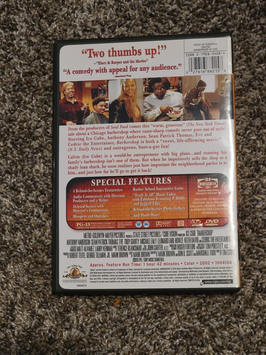 Barbershop (DVD, Widescreen, Special Edition) | eBay