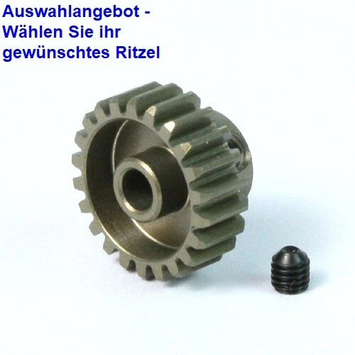 RACERS PARADISE GEHÄRTETE 7075 ALUMINIUM RITZEL MOTORRITZEL MODUL 0.6 13 BIS 33 Z. - WÄHLEN SIE!