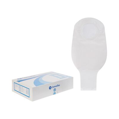 Convatec 401513 SUR-FIT Natura Two-Piece Drainable 12'' Pouch Transparent, 10/BX