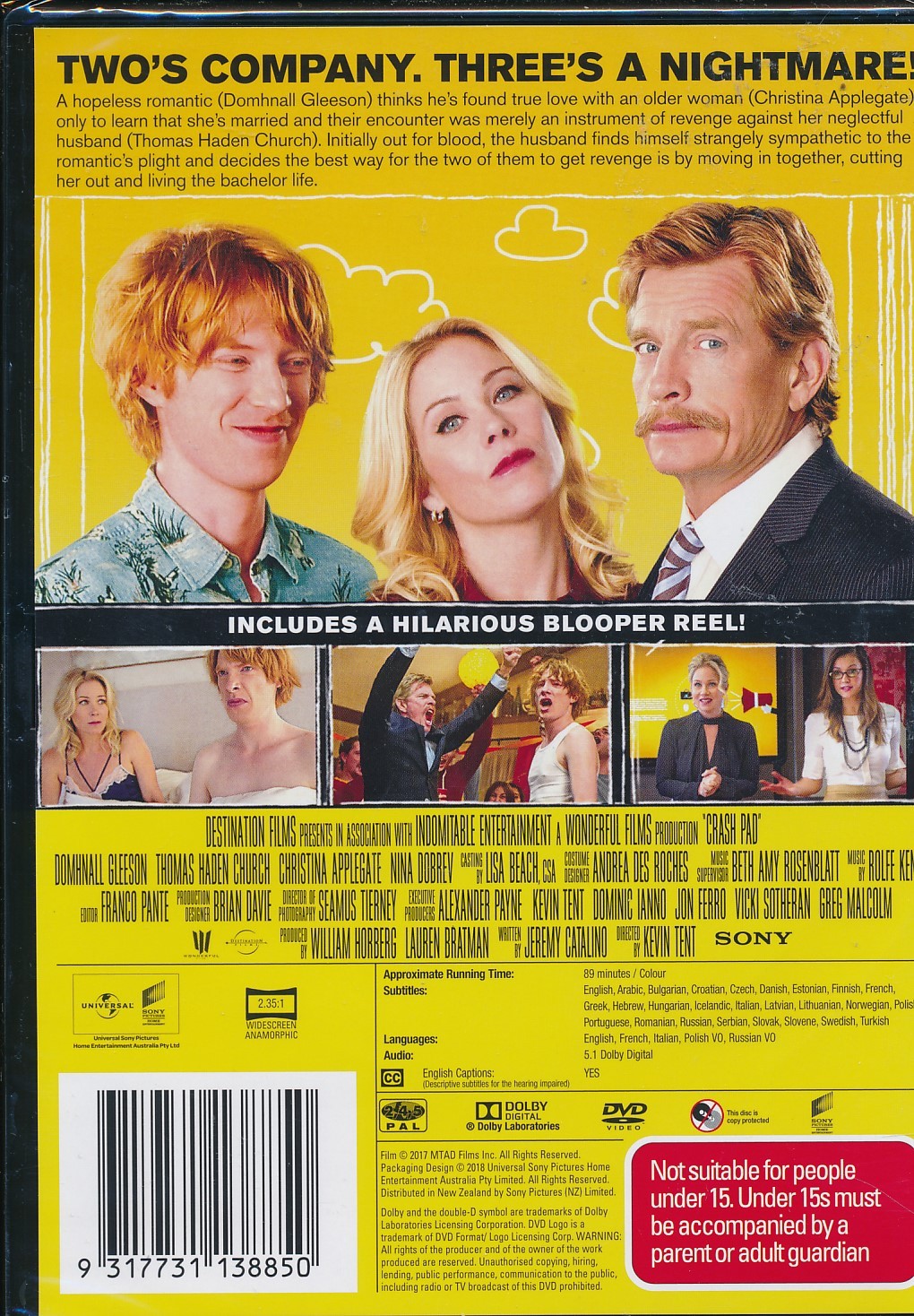 Crash Pad DVD NEW Region 4 Christina Applegate 9317731138850 eBay