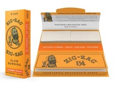Zig Zag Orange 1/4 Rolling Papers COMBO 1PK w/ Tips ZigZag USA SHPD