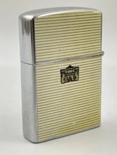 Vintage Hadson Kent Castle Flip Top Gasoline Gas Lighter Made In Japan UNUSED