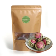 GOARTEA 12Pcs Blooming Tea Flowers Balls Blooming Artistic Flower Tea Green Tea