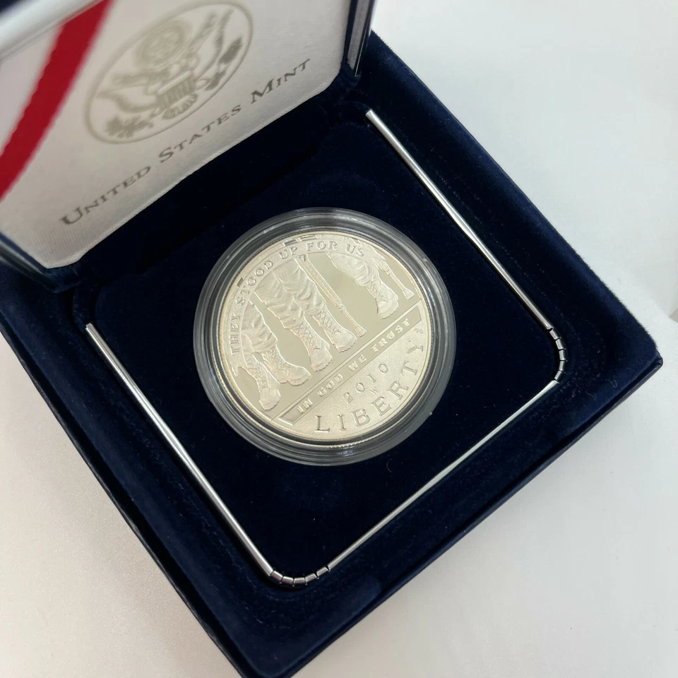 2010 American Veterans Disabled for Life Commemorative 90% Silver Dollar - Image 3 of 4