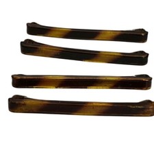 Vintage 1990 Goody Barrettes Tortoise 4 Total 2 Hair Clips 3603