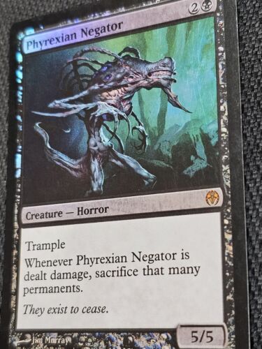 MTG Phyrexian Negator Duel Decks: Phyrexia vs. the Coalition 1/71 Foil Mythic - Picture 1 of 3