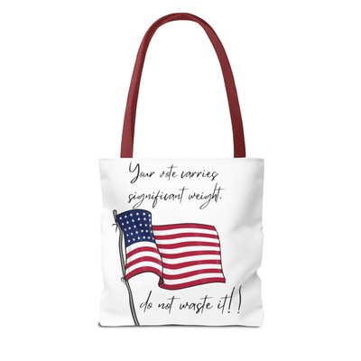 American Elections Tote Your Vote carries significant weight Tote Bag Laptop Bag