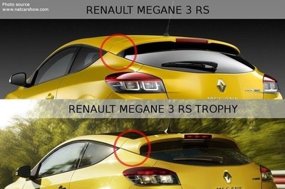Maxton Design Heckspoiler Lippe passend für Renault Megane RS Trophy / RS Cup Mk
