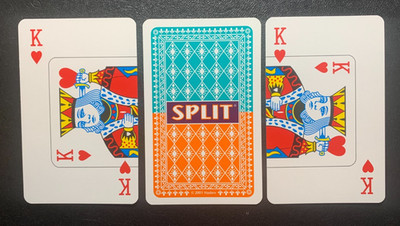 Swap Playing Cards  ODD BALL   SPLITS  King of Hearts   2 CARDS